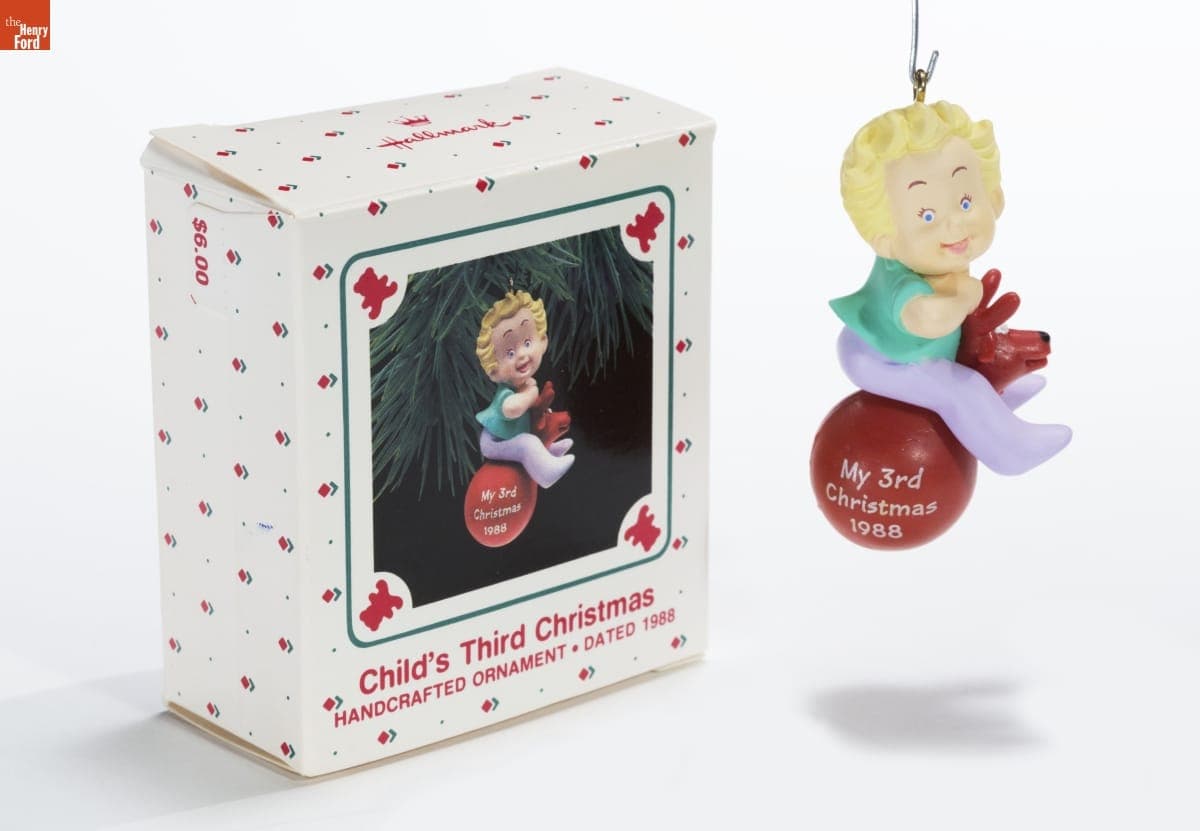 Hallmark "Child's Third Christmas" Christmas Ornament, 1988