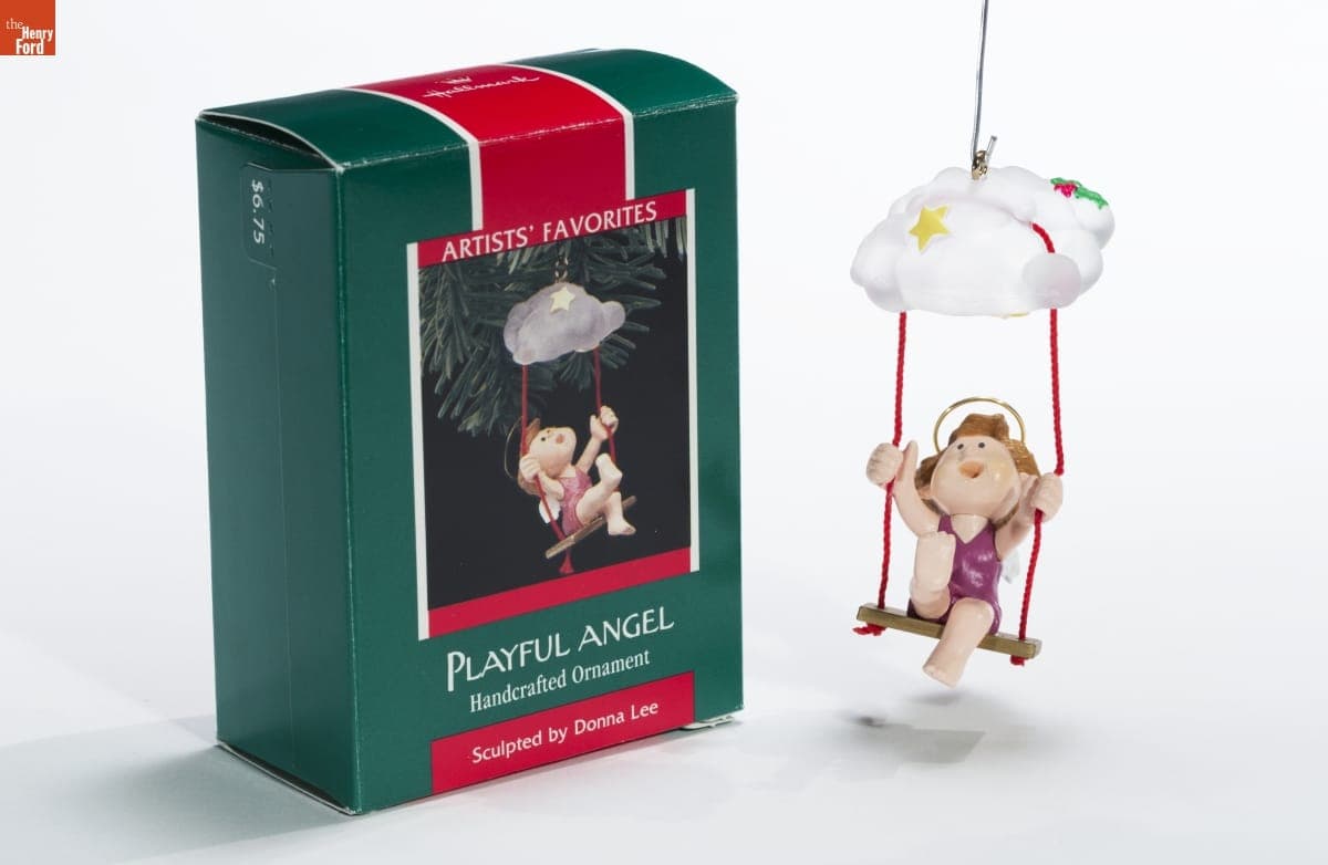 Hallmark "Playful Angel" Christmas Ornament, 1989