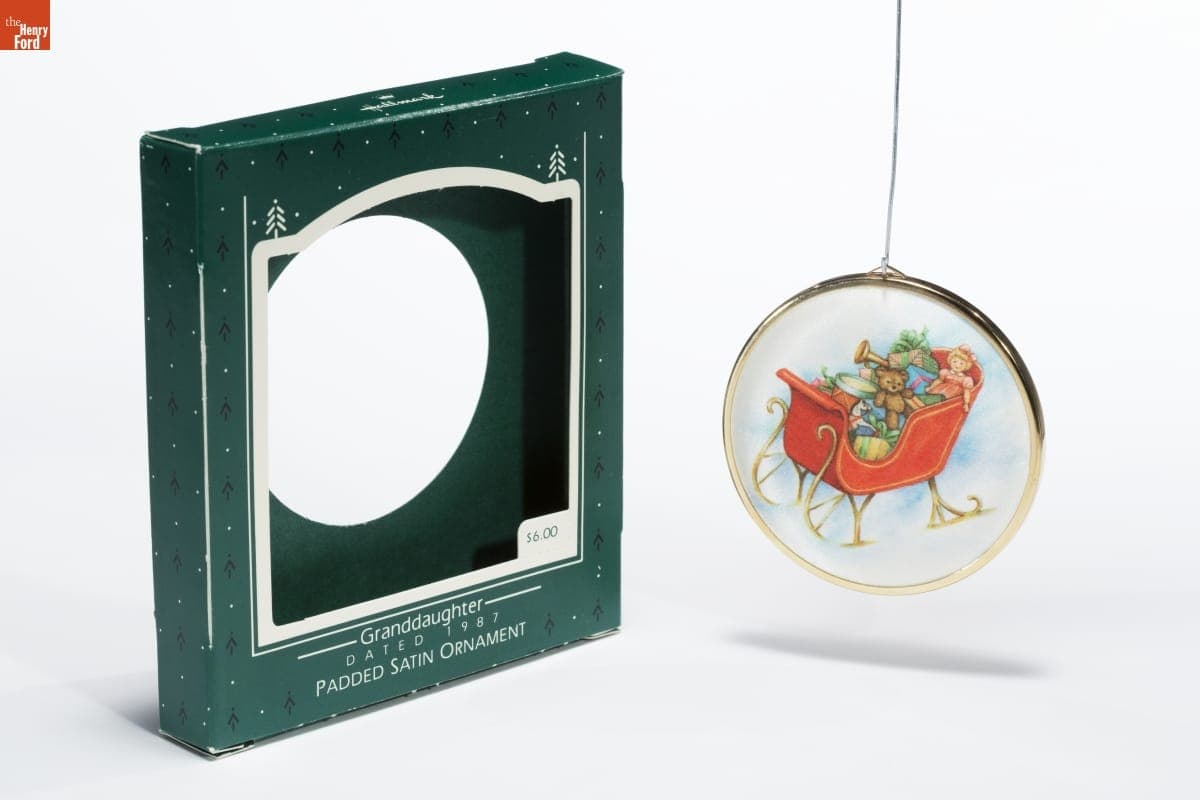 Hallmark "Granddaughter" Christmas Ornament, 1987