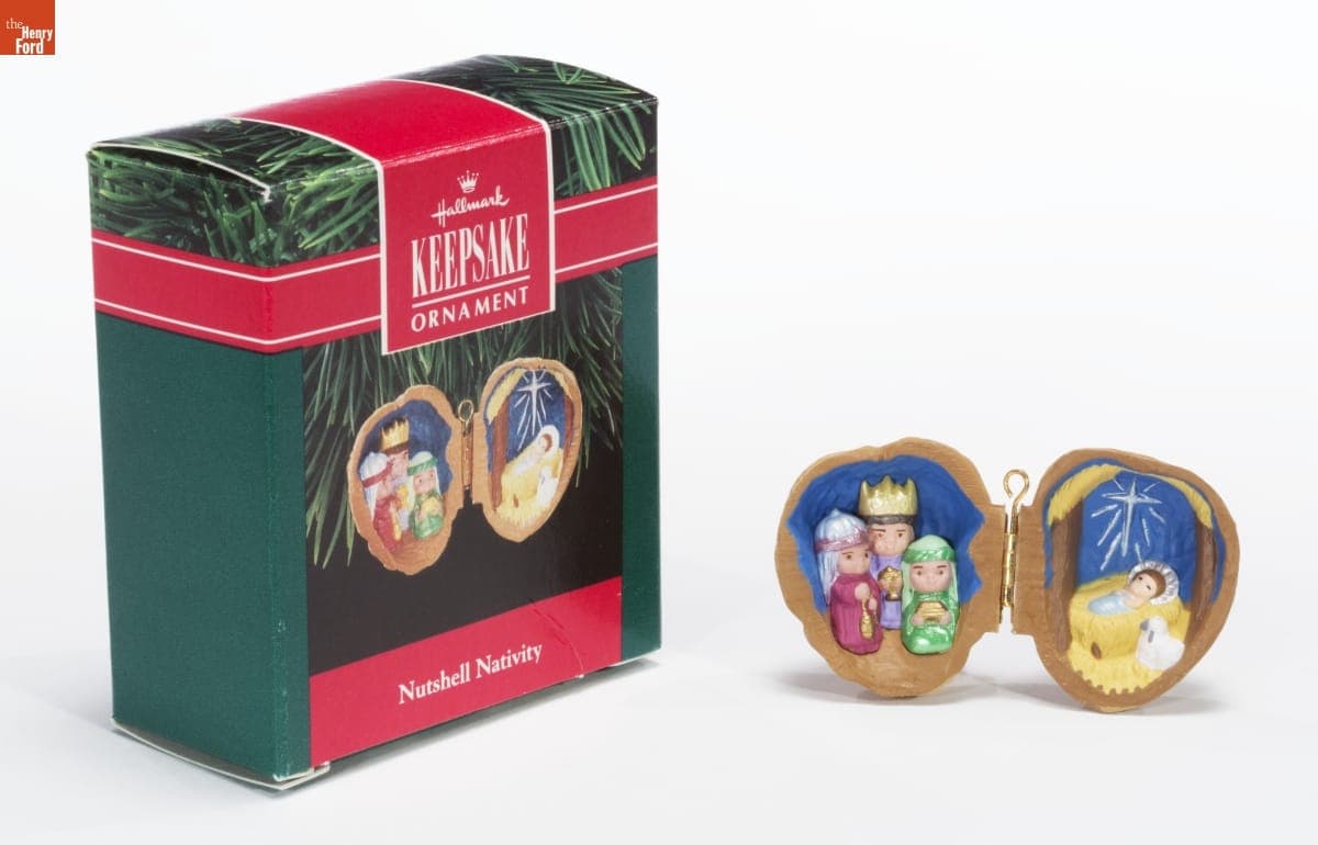 Hallmark "Nutshell Nativity" Christmas Ornament, 1991