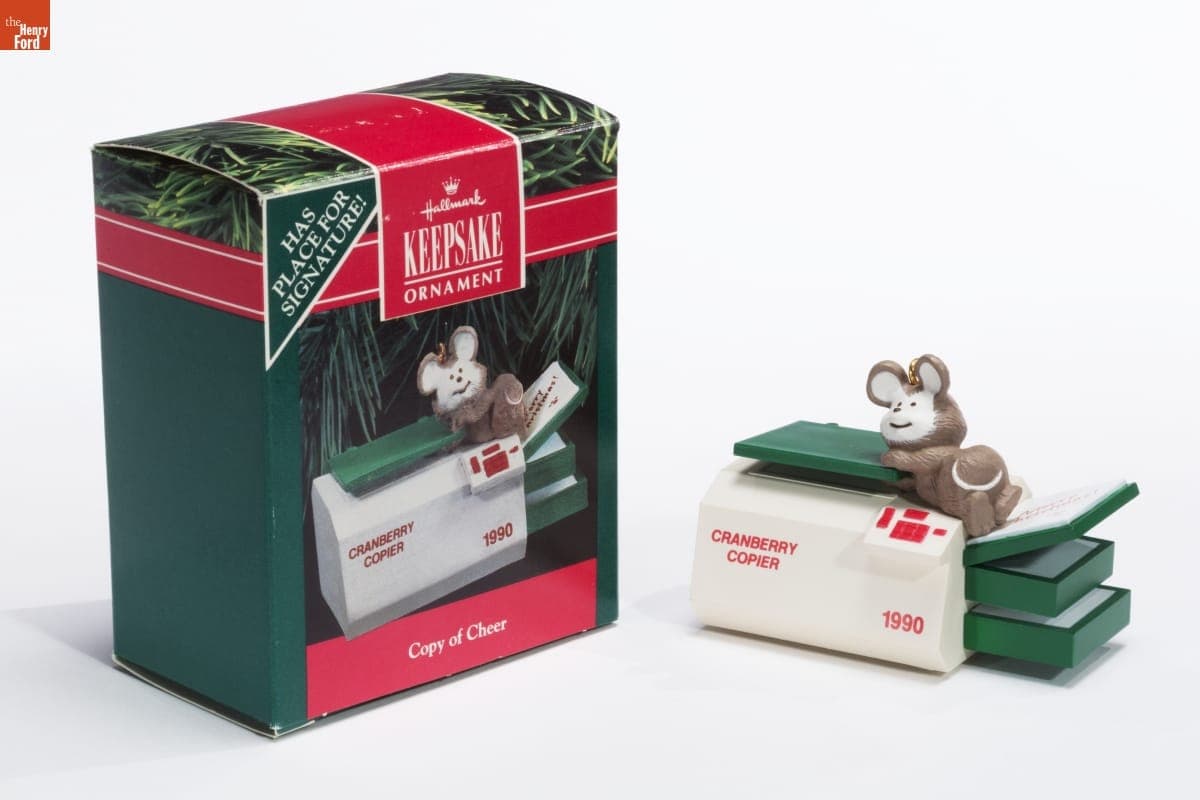 Hallmark "Copy of Cheer" Christmas Ornament, 1990