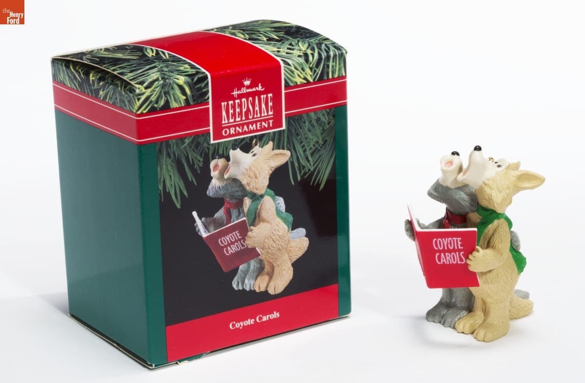 Hallmark "Coyote Carols" Christmas Ornament, 1990