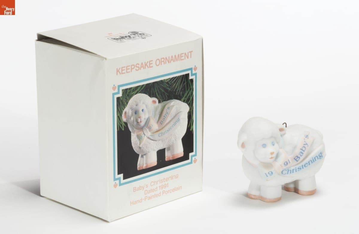 Hallmark "Baby's Christening" Christmas Ornament, 1991