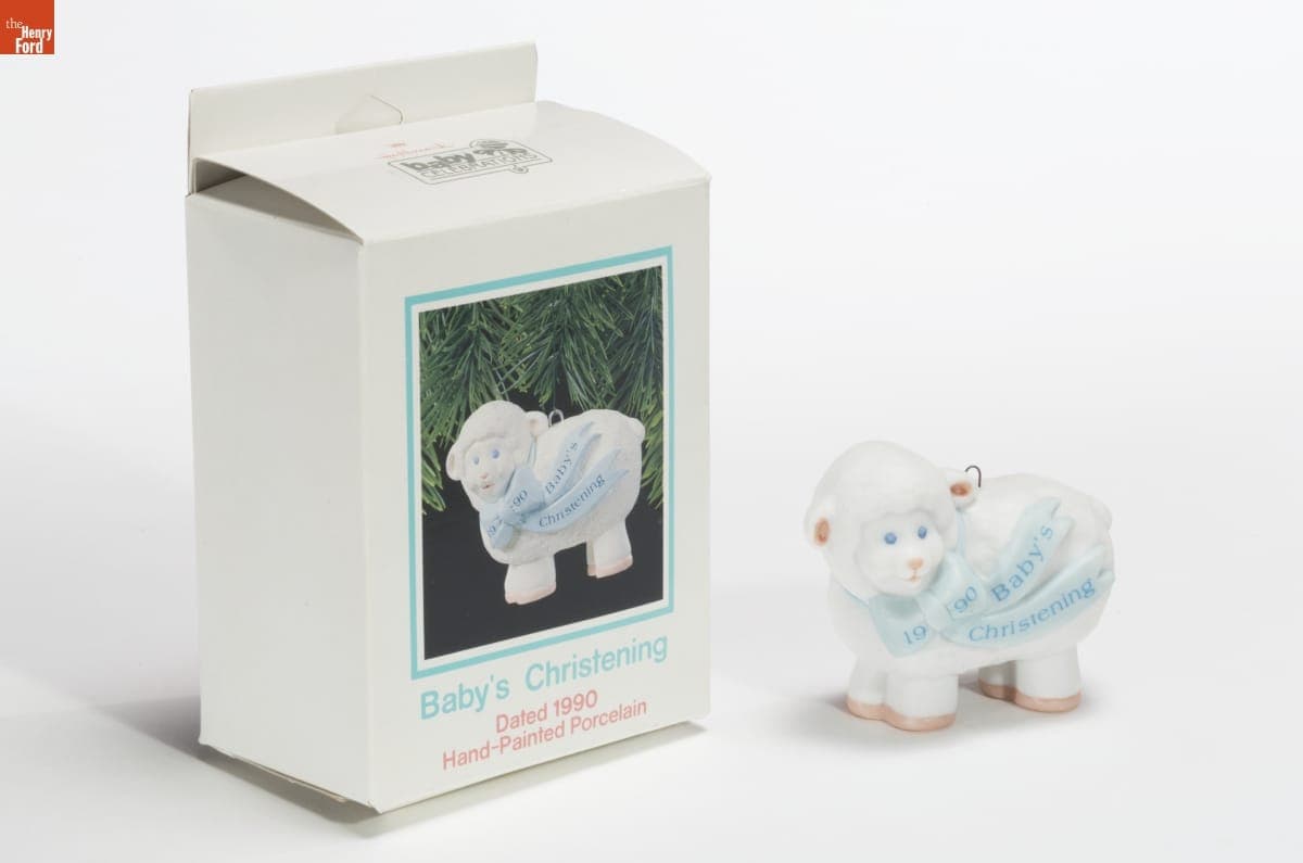 Hallmark "Baby Celebrations Collection: Baby's Christening" Christmas Ornament, 1990