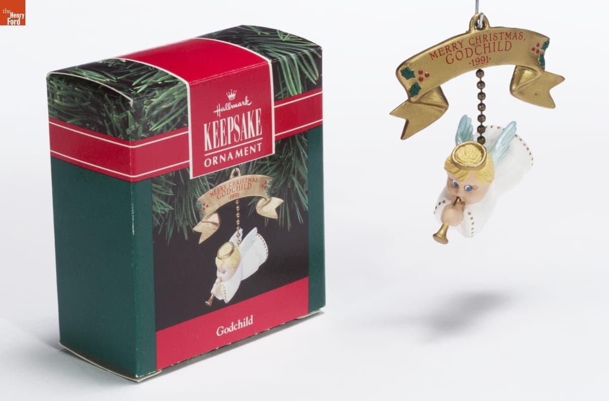 Hallmark "Godchild" Christmas Ornament, 1991