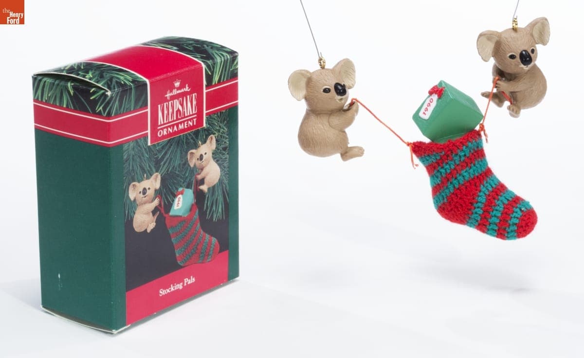Hallmark "Stocking Pals" Christmas Ornament, 1990