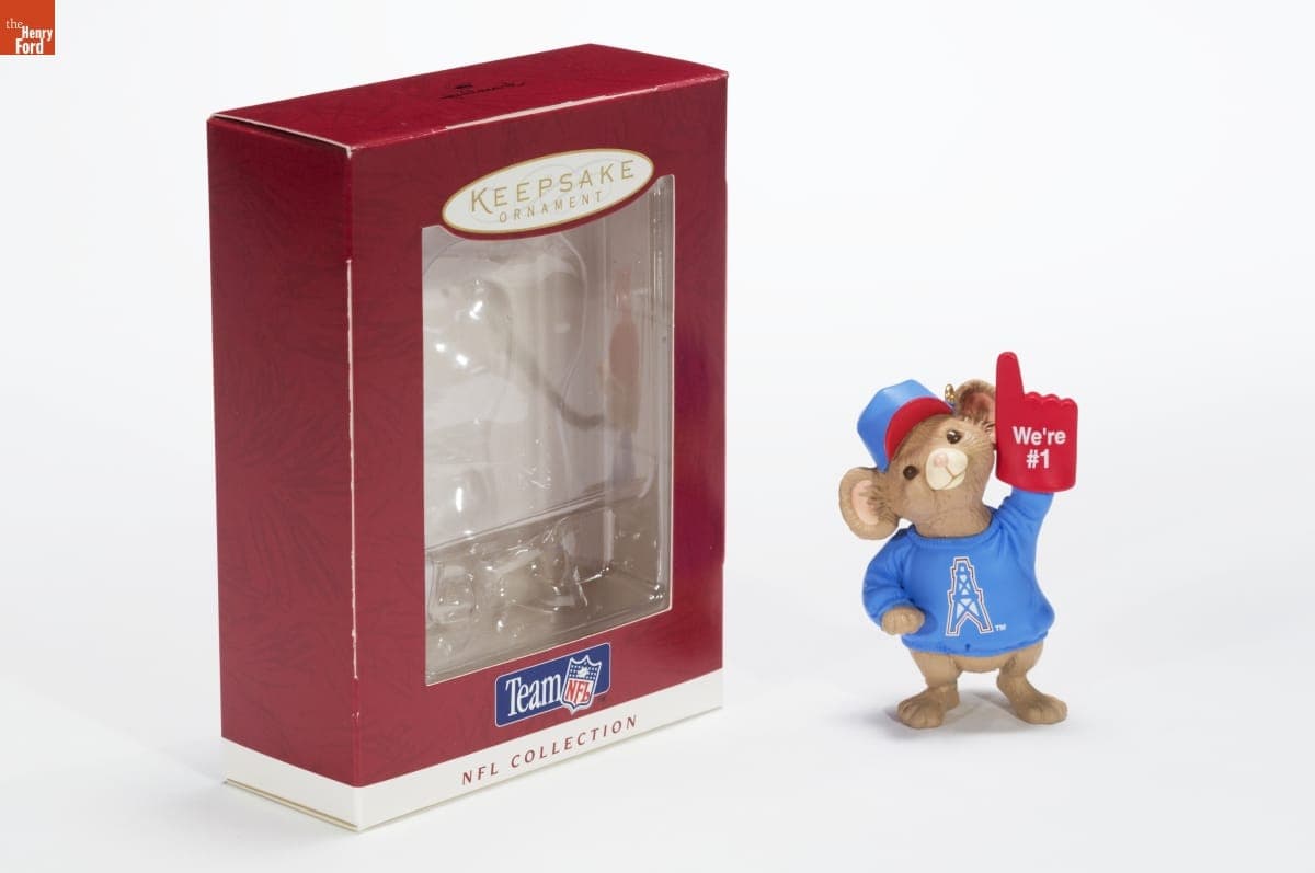 Hallmark "NFL Collection: Houston Oilers" Christmas Ornament, 1996