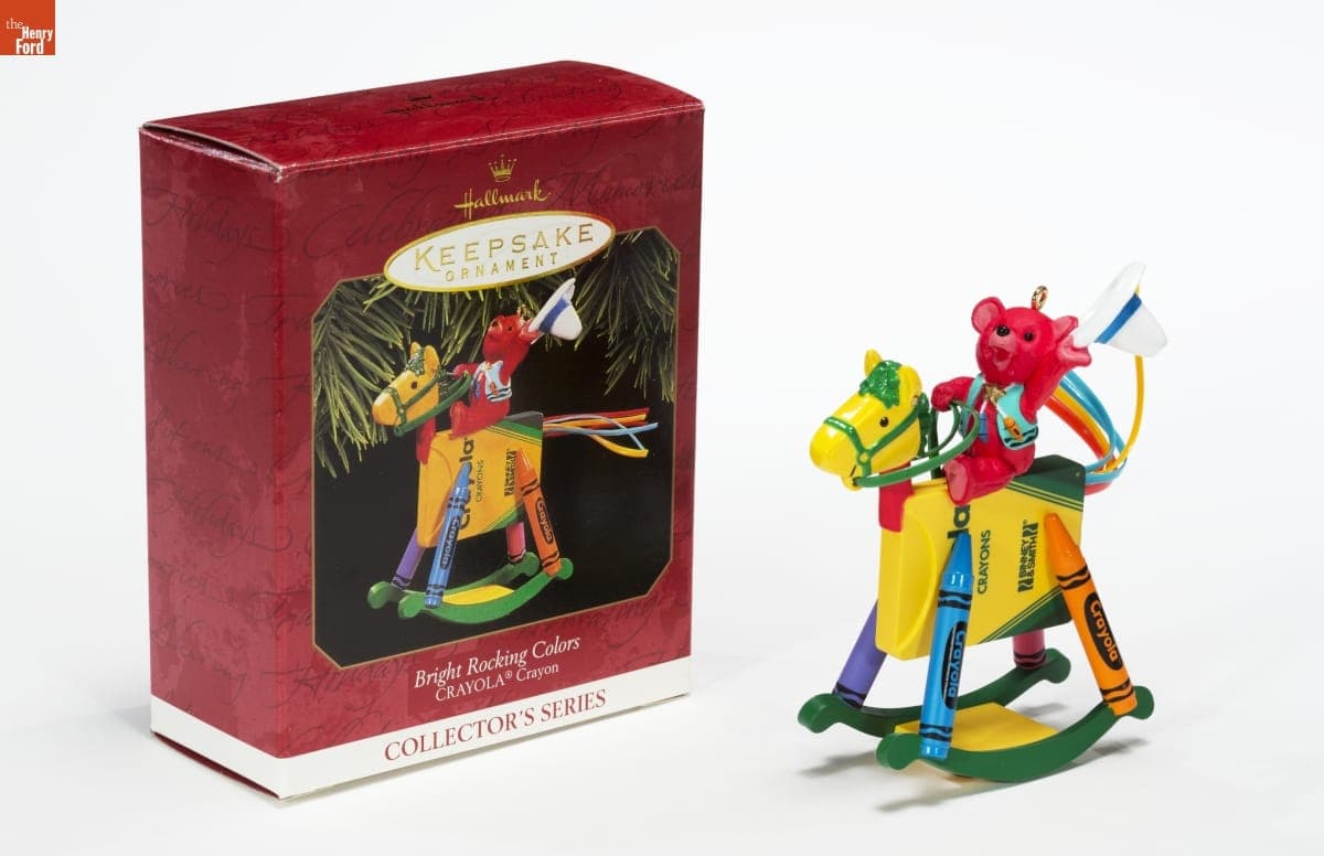 Hallmark "CRAYOLA Crayon Series: Bright Rocking Colors" Christmas Ornament, 1997
