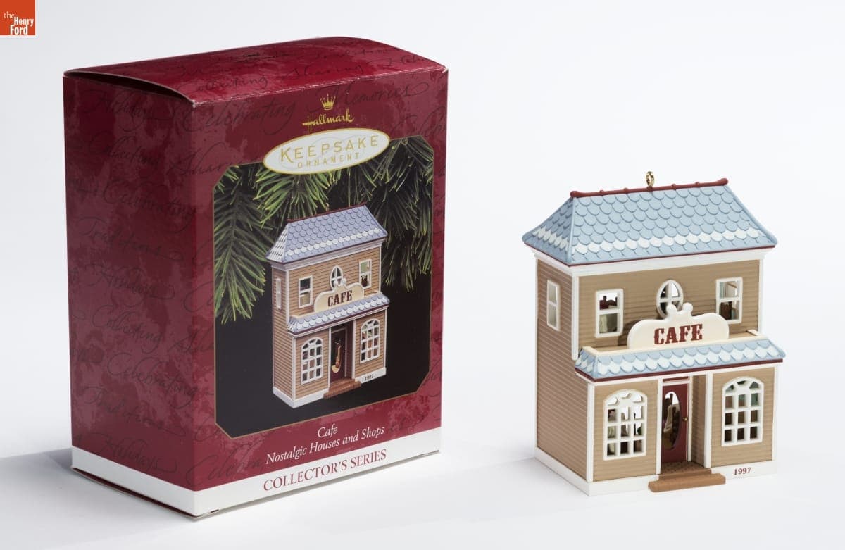 Hallmark "Nostalgic Houses and Shops Series: Cafe" Christmas Ornament, 1997
