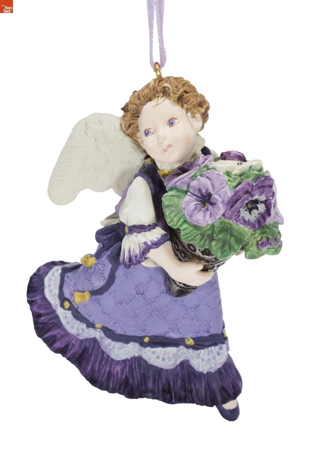 Hallmark "The Language of Flowers Series: Pansy" Christmas Ornament, 1996