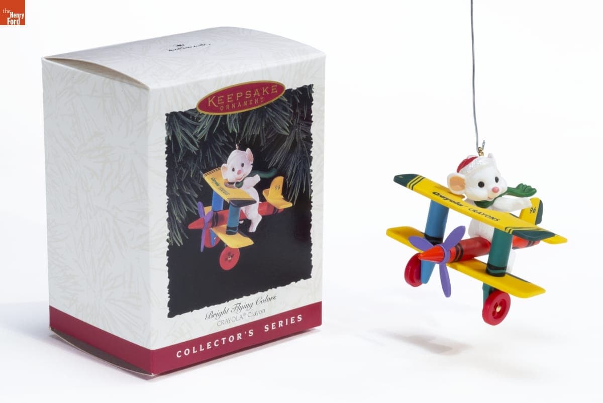 Hallmark "CRAYOLA Crayon Series: Bright Flying Colors" Christmas Ornament, 1996