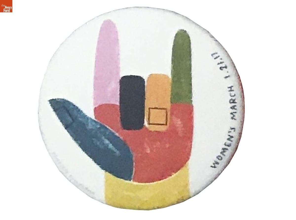 Button, Women's March on January 21, 2017