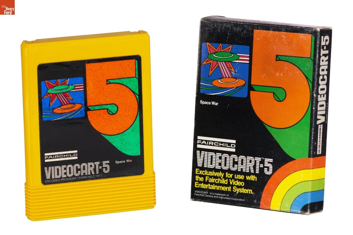 Fairchild Videocart-5 Game, "Space War," 1977