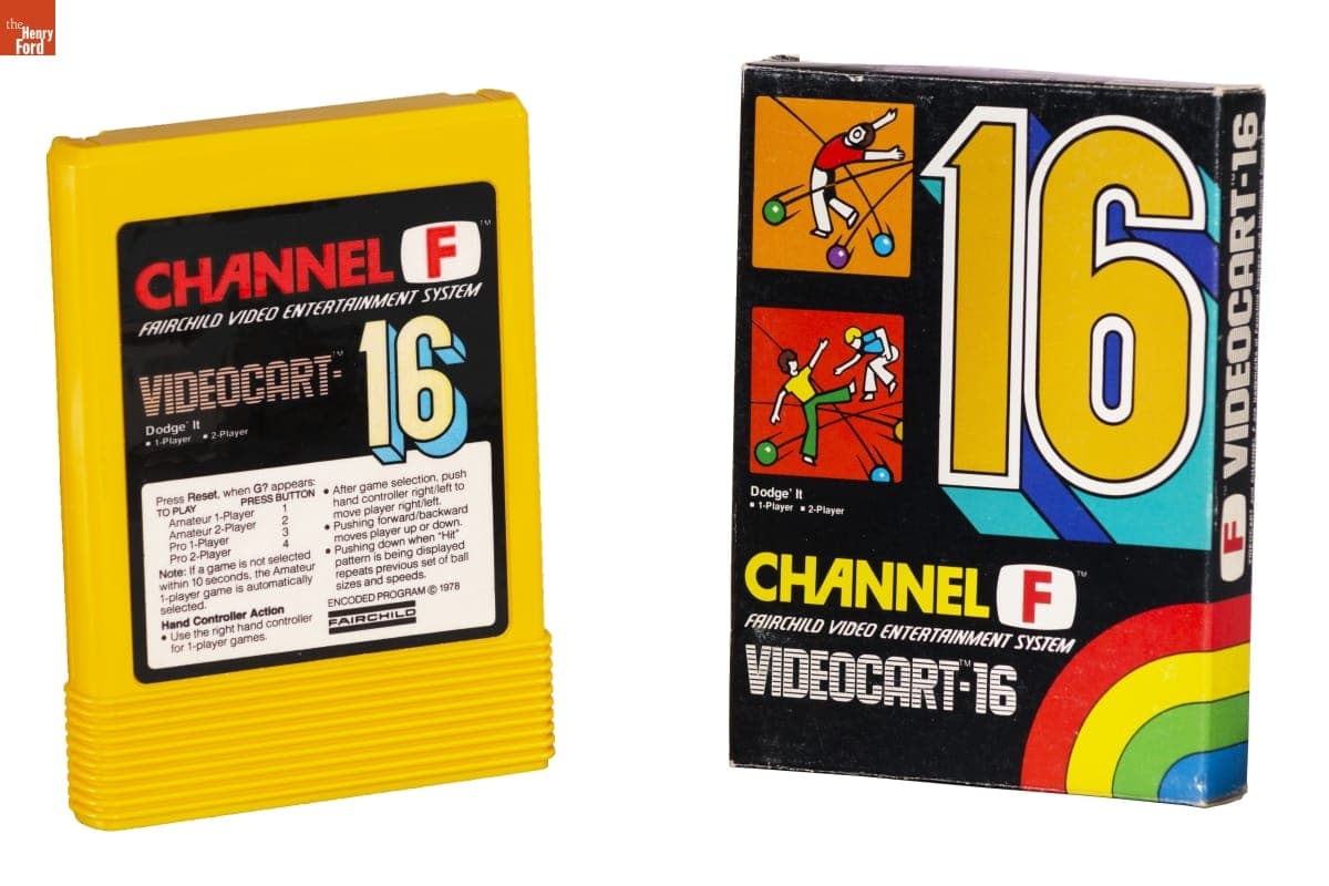 Fairchild Videocart-16 Game, "Dodge' It," 1978