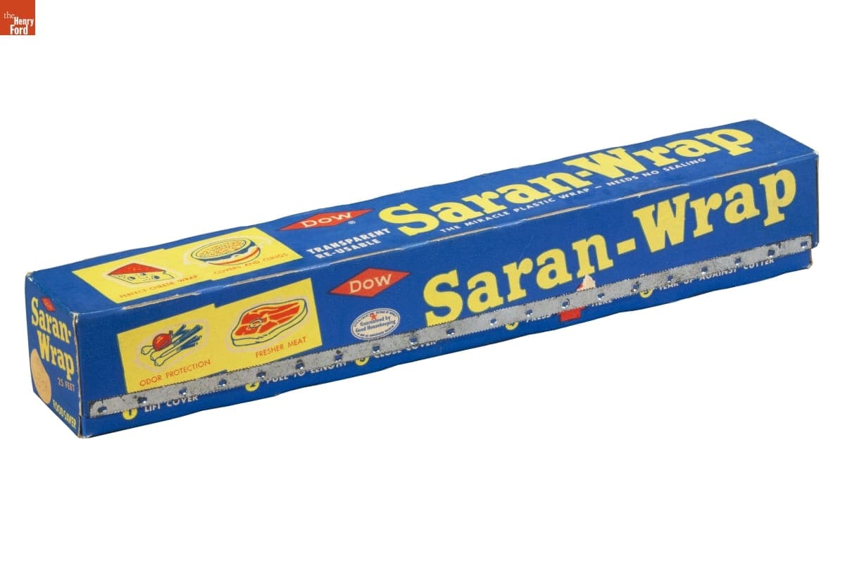 "Saran Wrap" Transparent Cling Wrap, circa 1954