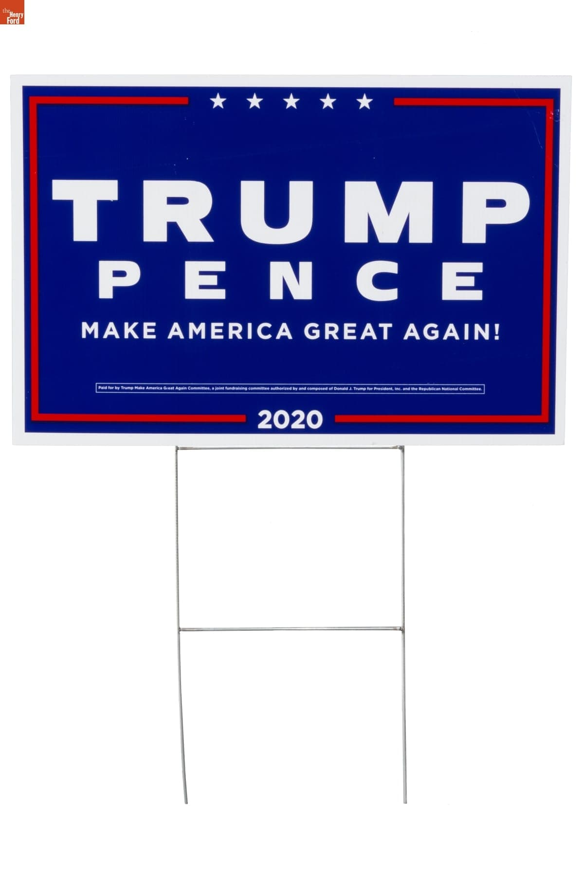 "Trump Pence Make America Great Again" Yard Sign, 2020
