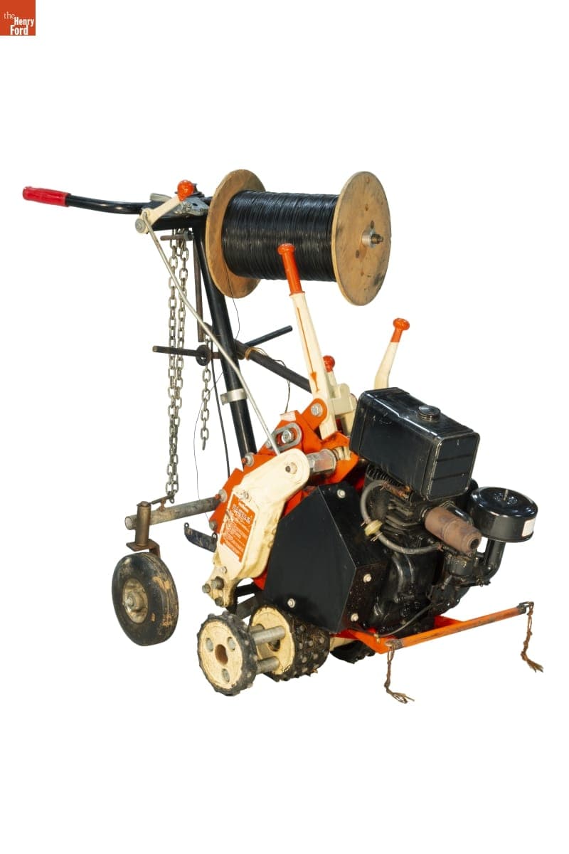Wire Installation Machine, Used with a Mowtron Mower, 1974