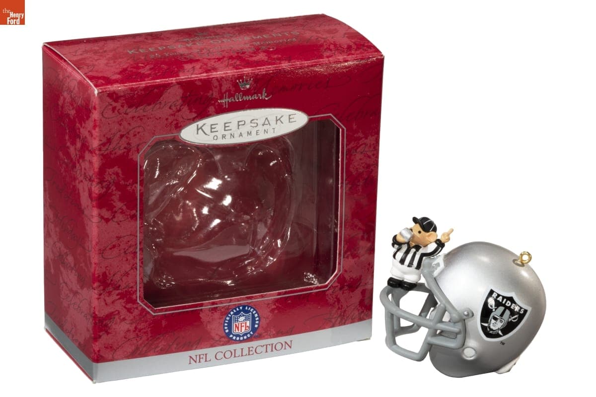 Hallmark "NFL Collection: Oakland Raiders" Christmas Ornament, 1998