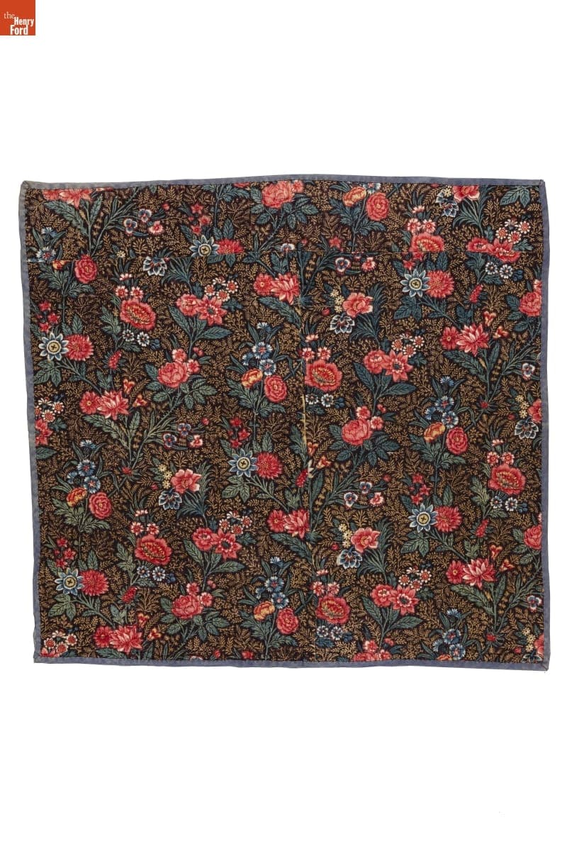 Wholecloth Doll Quilt, circa 1830