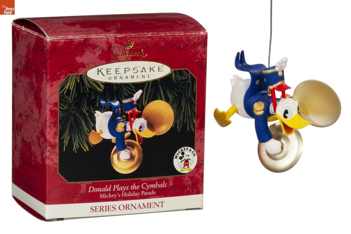 Hallmark "Mickey's Holiday Parade Series: Donald Plays the Cymbals" Christmas Ornament, 1999