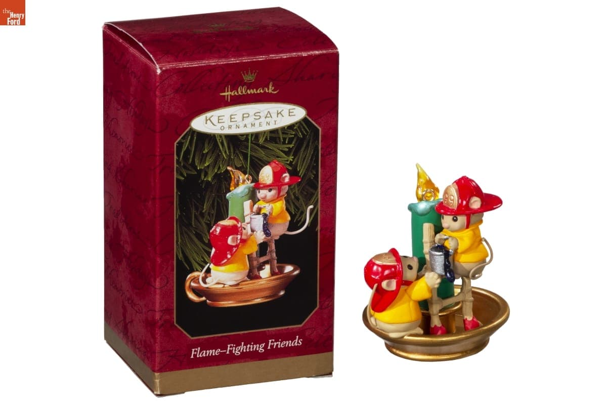 Hallmark "Flame-Fighting Friends" Christmas Ornament, 1999