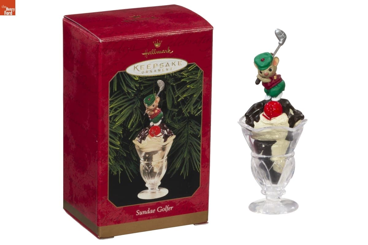 Hallmark "Sundae Golfer" Christmas Ornament, 1999