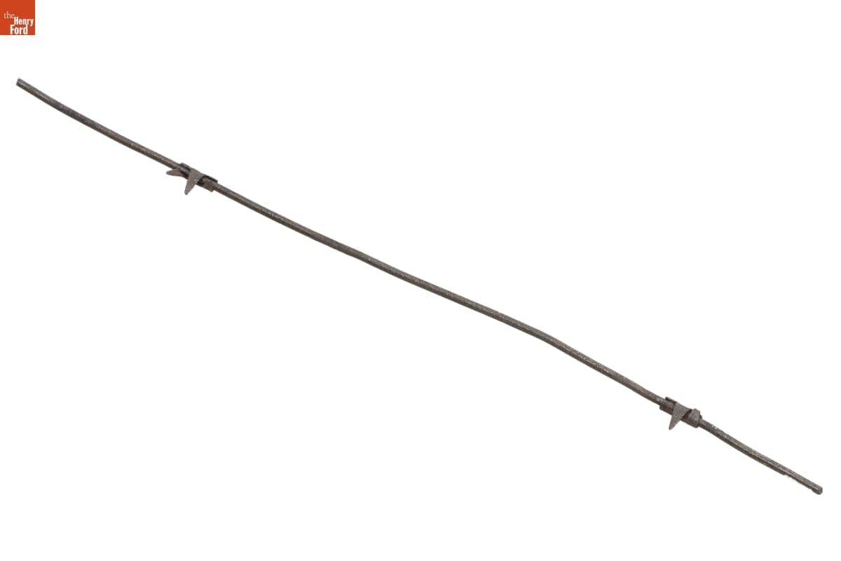 Knickerbocker's Sheet Metal Barb Barbed Wire, Patented 1876