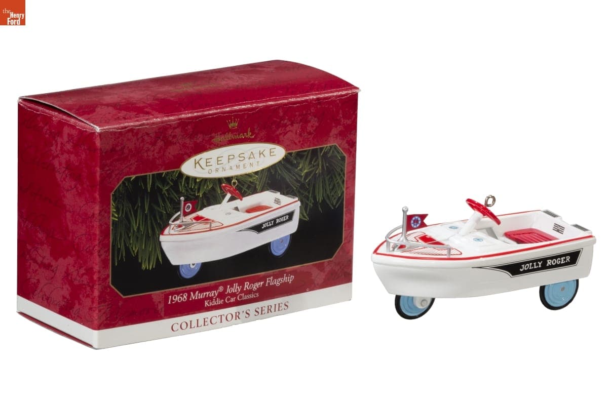 Hallmark "Kiddie Car Classics Series: 1968 Murray Jolly Roger Flagship" Christmas Ornament, 1999