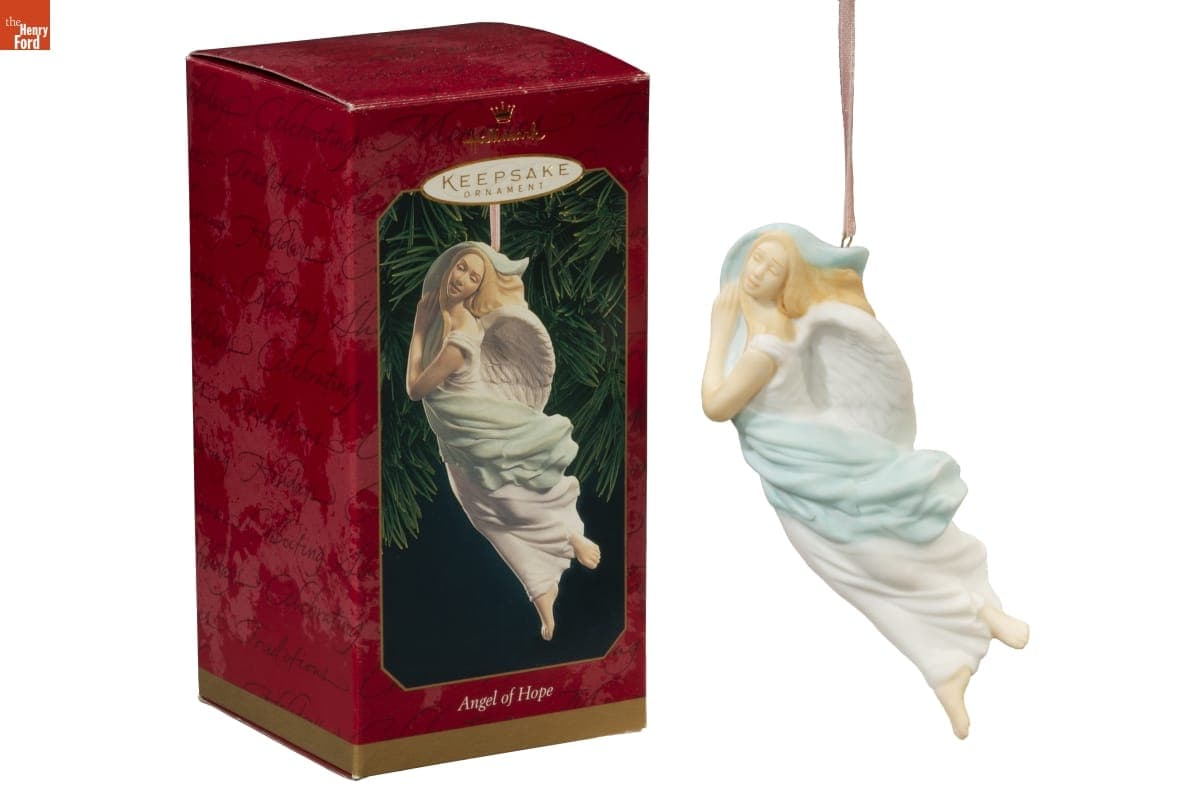 Hallmark "Angel of Hope" Christmas Ornament, 1999