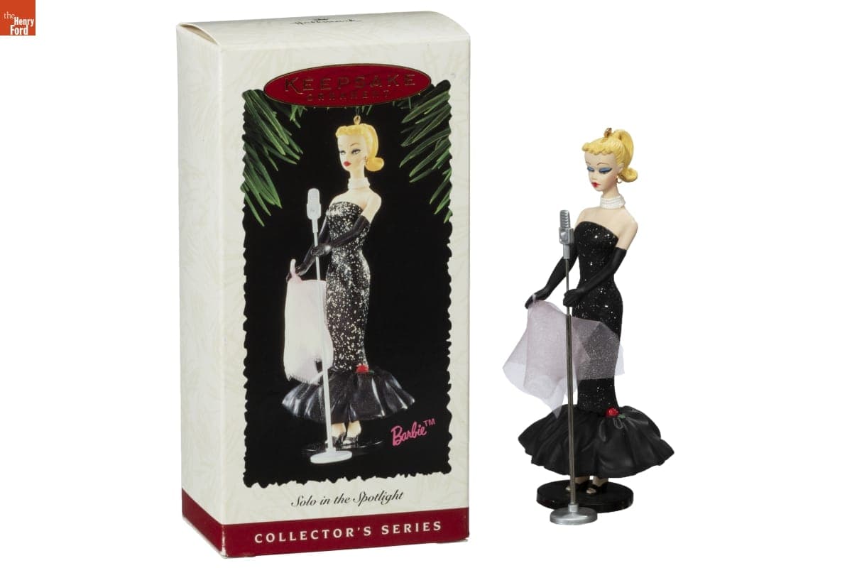 Hallmark "BARBIE Series: Solo in the Spotlight" Christmas Ornament, 1995