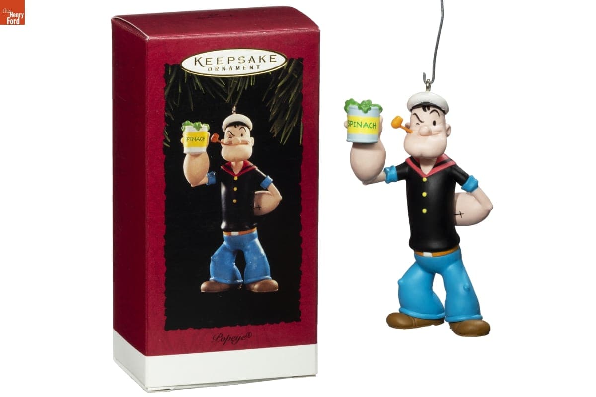 Hallmark "Popeye" Christmas Ornament, 1995