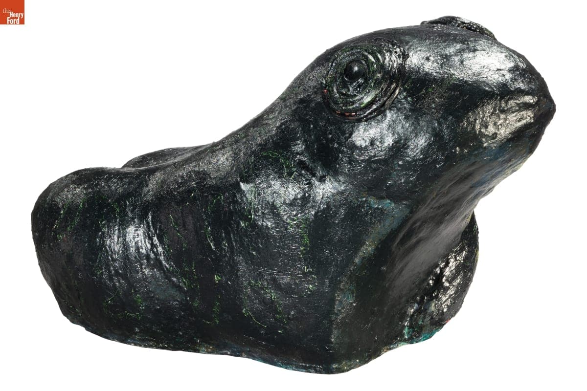 Frog Sculpture by Lillian F. Schwartz, circa 1960
