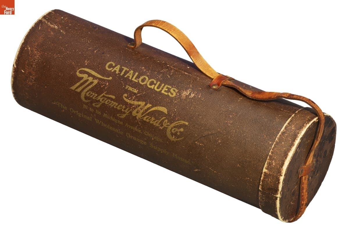 Montgomery Ward Shipping Tube for Catalogs, 1890-1900