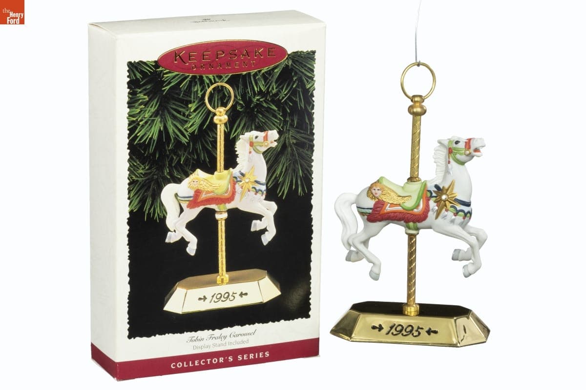 Hallmark "Tobin Fraley Carousel Series" Christmas Ornament, 1995