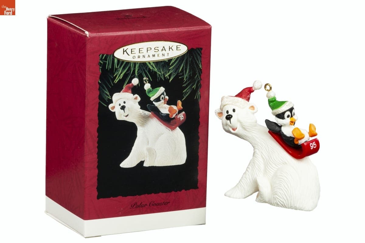 Hallmark "Polar Coaster" Christmas Ornament, 1995