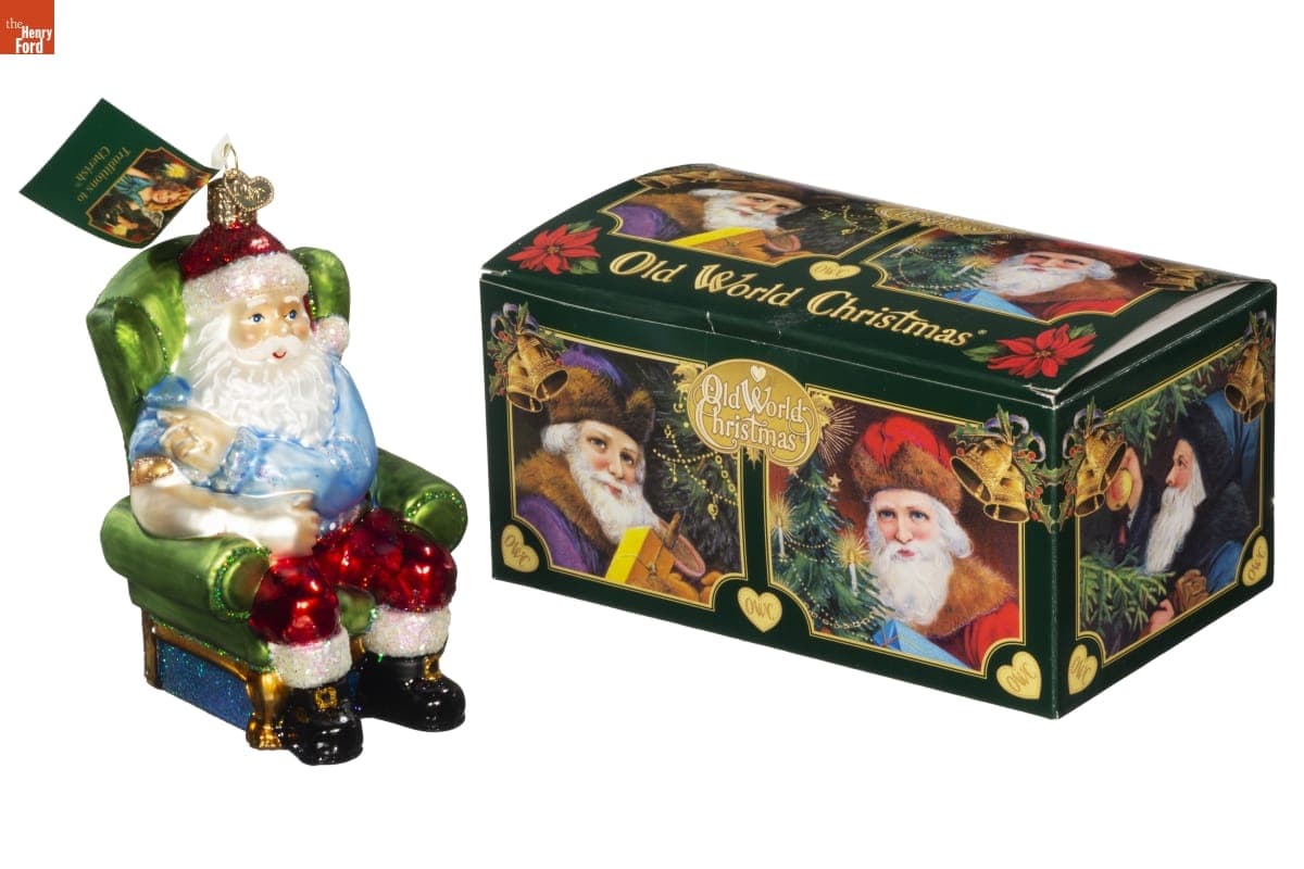 Vaccinated Santa Christmas Ornament, 2021