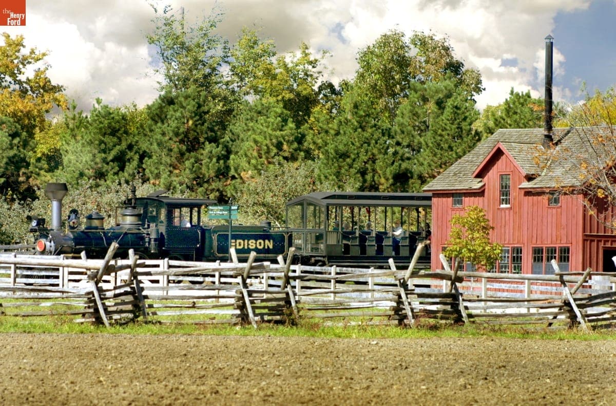 "Edison" Steam Locomotive in Greenfield Village, August 2003
