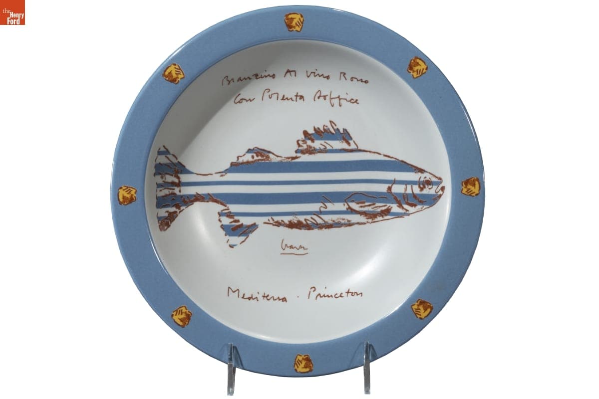 "Branzino Al Vino Rosso" Bowl, 2000