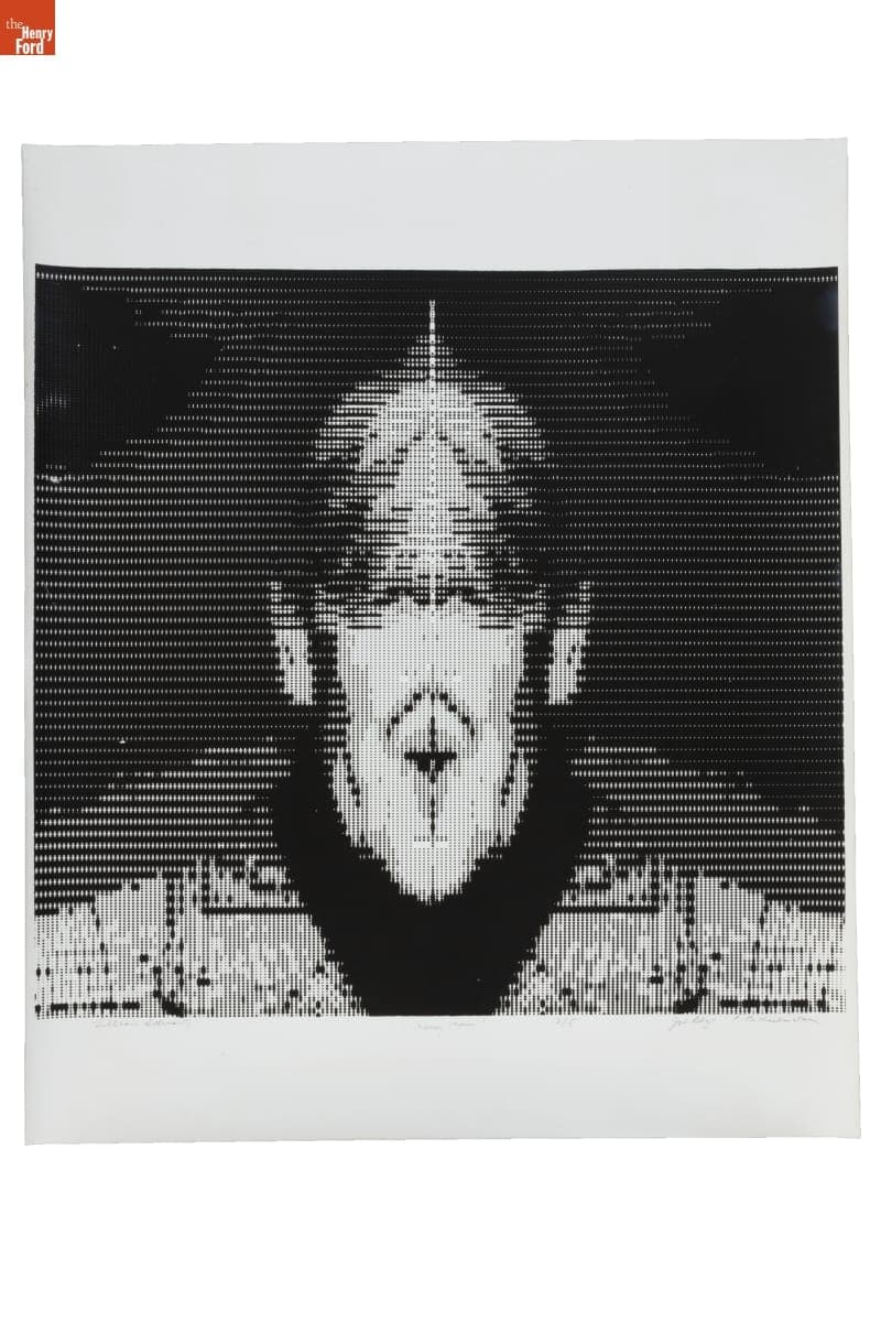 "Viking Man" by Lillian F. Schwartz with Joe Blye and Charles. B. Rubinstein