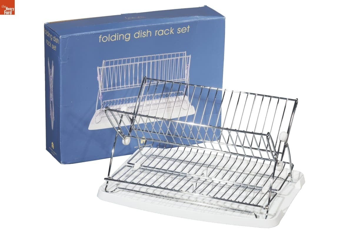 Folding Dish Rack Set, 2002