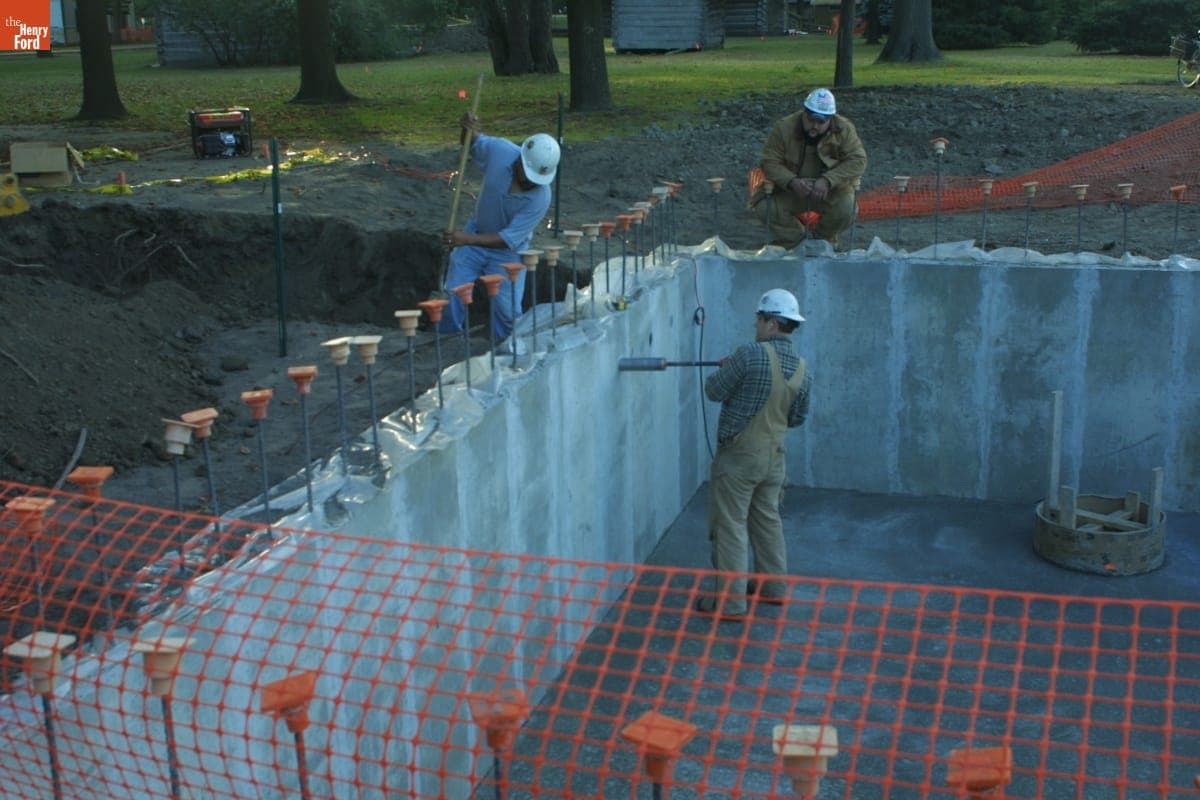 Dr. Howard's Office Relocation Site during the Greenfield Village Restoration Project, September 2002