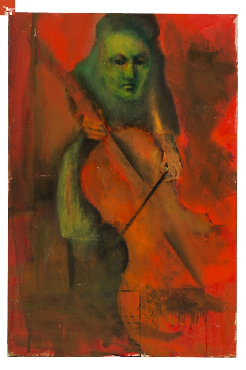 Painting by Lillian F. Schwartz