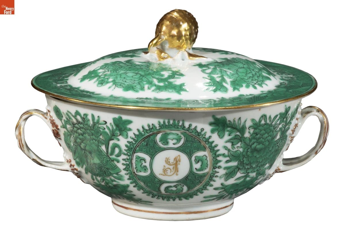 Covered Bowl, circa 1800