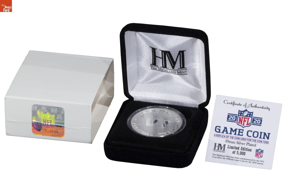Replica Washington Football Team NFL Game Flip Coin, 2020
