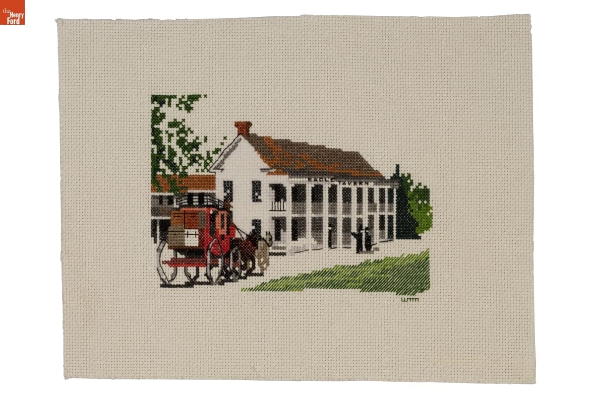 Eagle Tavern Cross Stitch, 1990-1993