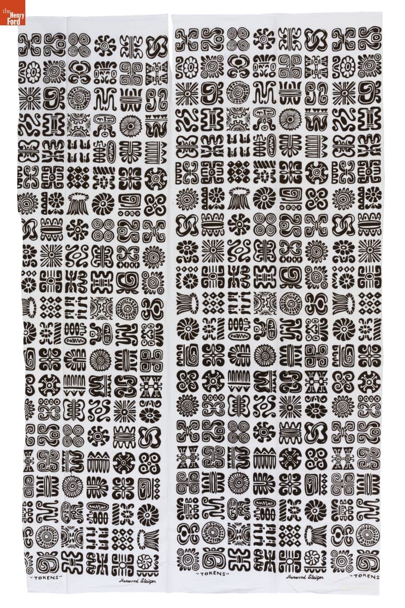 Harwood Steiger Fabric, "Tokens"