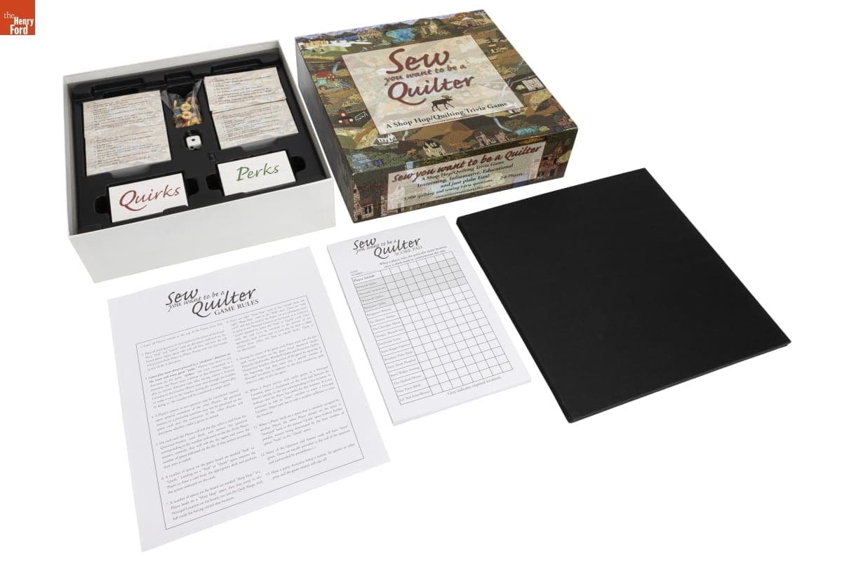 Sew You Want To Be A Quilter: A Shop Hop / Quilting Trivia Game, circa 2005