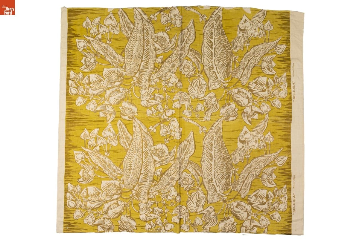 Harwood Steiger Fabric, "Begonia"