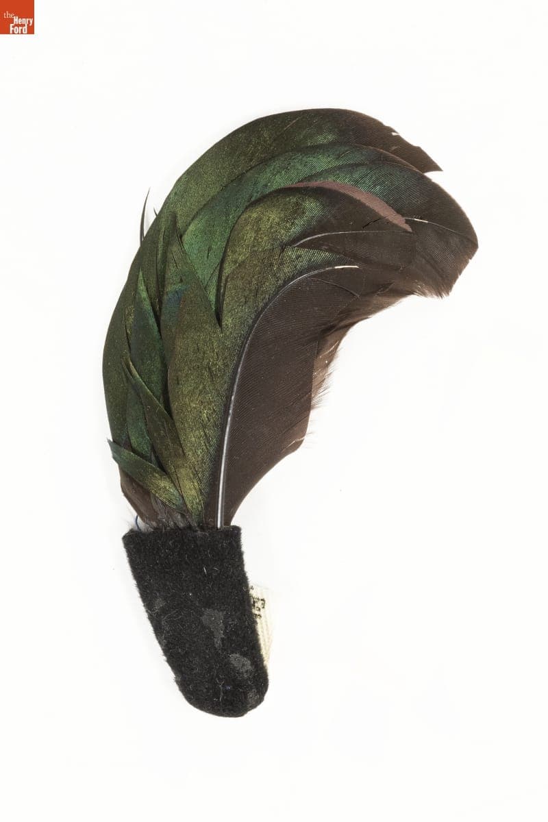 Feathered Millinery Ornament, 1900-1915