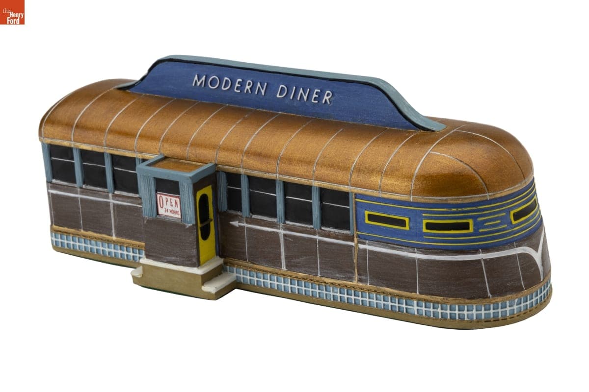 "Modern Diner" Statuette, 1993